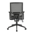 thumbnail image 6 of Boss Office Products Mesh Back Fabric Task Chair with Adjustable Arm in Black, 6 of 8