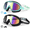 Lightgreen & Black, variant on Swim Goggles 2 Pack, Kids Swimming Goggles with Earplugs&Nose Clip Wide View Anti-Fog/UV