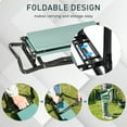 thumbnail image 6 of Garden Kneeler and Seat with 4 Pockets, Foldable Garden Stool, 6" Wide Padded Cushion, Weight Capacity 330 Lbs, Garden Bench for Women, Men, Seniors, Gardeners, Green, 6 of 8
