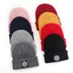 thumbnail image 4 of Gorro de invierno para mujeres y hombres con forro de raso, grueso y gordo JadeP Sombreros de punto cálidos para hombres y mujeres, 4 of 8