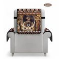 thumbnail image 3 of SCRAWLGOD Bear Aztec Print Recliner Chair Cover for Pets Anti Scratch Furniture Protector Non Slip Recliner Cover with Elastic Straps, 3 of 7