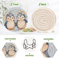 thumbnail image 4 of Two Penguins in Love Drink Coasters with Holder Absorbent Coaster for Coffee Table Room Decor 6 Pack, 4 of 7