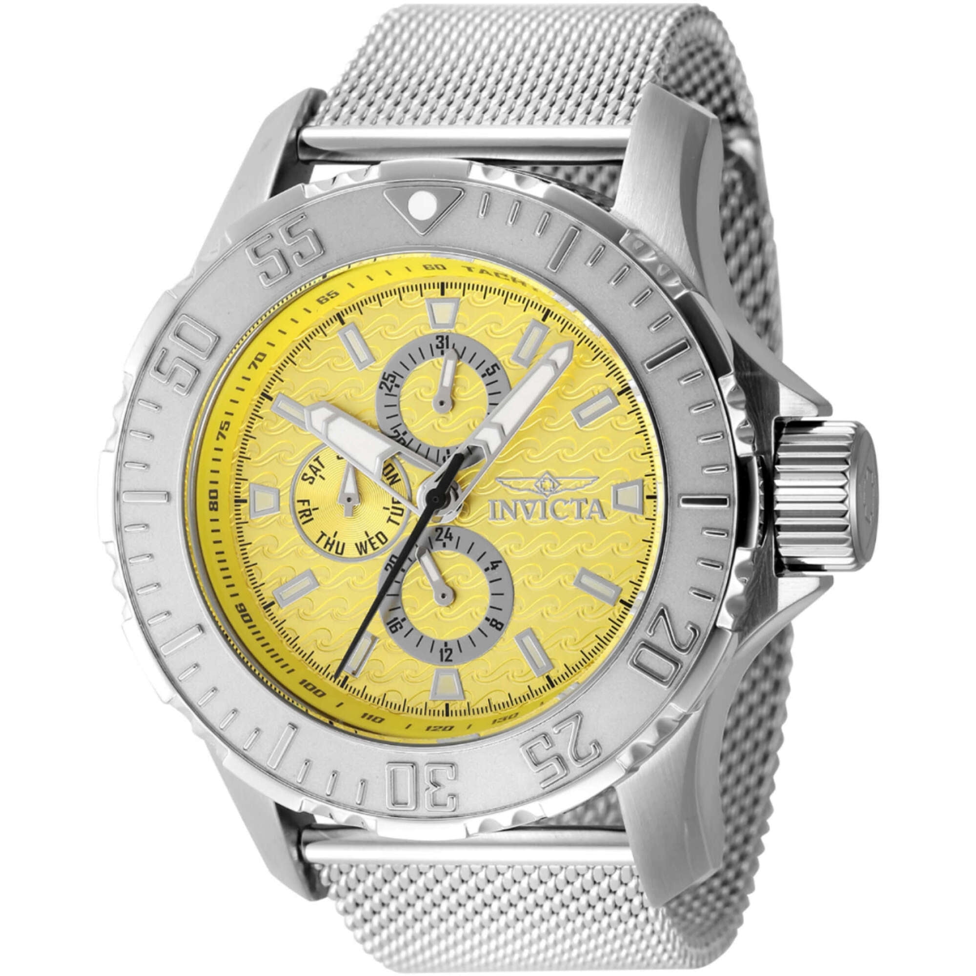 Invicta Men's 18523 Subaqua Quartz 3 Hand Silver Dial Watch