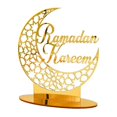 thumbnail image 1 of Acrylic Eid Mubarak Table Decoration, Ramadan Moon Night Light, Ramadan Mubarak Decoration, Moon Sta, 1 of 5