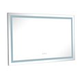 thumbnail image 1 of 60 in. W x 36 in. H Frameless Rectangular LED Light Bathroom Vanity Mirror with Front Light, 1 of 5