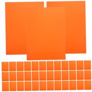 USHOBE 50 Sheets of Two Sided Crafts Paper Orange Craft Paper for Handmade Projects and Art Creation