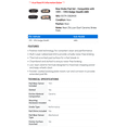 thumbnail image 2 of Rear Brake Pad Set - Compatible with 1991 - 1993 Dodge Stealth AWD 1992, 2 of 2