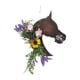 thumbnail image 2 of XWSHYW Decoraciones para El Hogar Corona Decorativa de Acción de Gracias con Forma de Caballo de Madera., 2 of 5