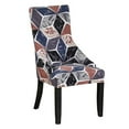 thumbnail image 2 of Stretch Wingback Cover Decor Washable Dustproof Removable Accessories Soft Seat Cover Slipcover for Household Home Kitchen - Lattice, 2 of 8