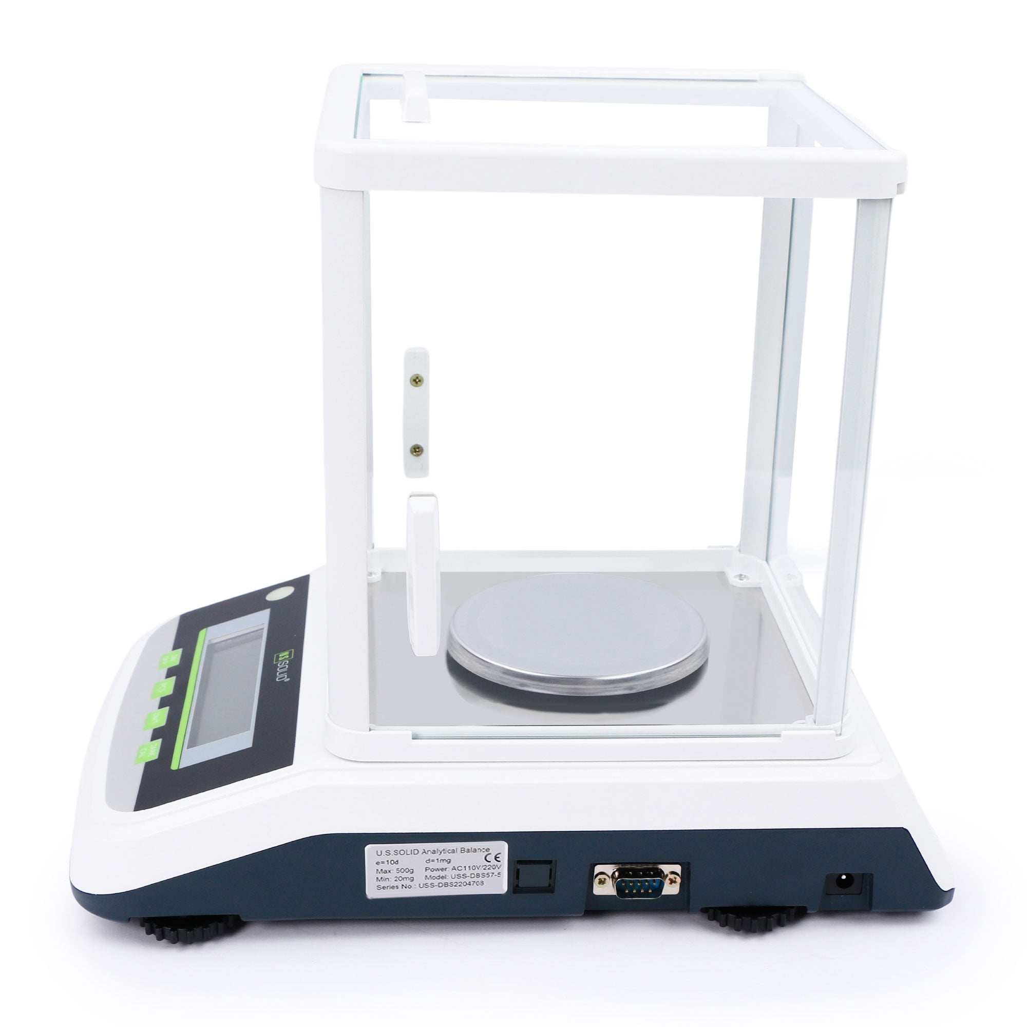 U.S. Solid 200g x 1mg Industrial Electronic Laboratory Precision Weighing Analytical Balance, RS232 Interface