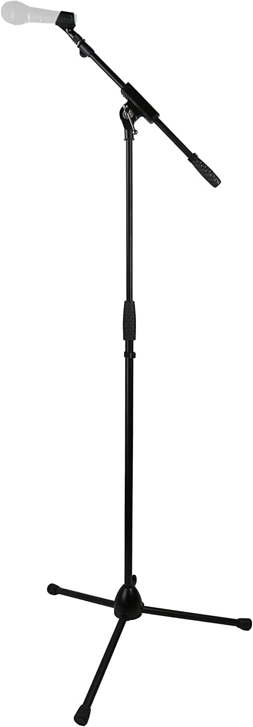 Gearlux Tripod Boom Microphone Stand with Tripod Base, Adjustable Height up to 60 Inches - 2-Pack