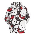 thumbnail image 3 of Pochacco Hoodie 3D Print Pullover Hooded Long Sleeve Sweatshirts Tops Blouse with Pocket for Mens Womens, 3 of 8