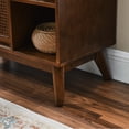 thumbnail image 6 of Jopath Rattan Sideboard Cabinet Modern Collection Solid Wood & MDF Construction Dark Wood, 6 of 8