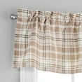 thumbnail image 2 of Mainstays Printed Tiers and Valance Set, 3-Piece, Beige, 56" W x 36" L, Indoor Curtain, Adult, 2 of 5