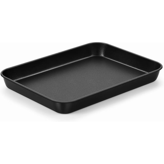 . Toaster Oven Tray Nonstick Toaster Oven Pan Carbon Steel Small Baking Cookie Sheet Sturdy & Easy to Clean Rectangular