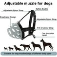 thumbnail image 6 of Dog Muzzle, Breathable Basket Muzzles for Small, Medium, Large Dogs, Anti-Biting, Barking and Chewing Dog Mouth Cover,GreyS 28cm, 6 of 8
