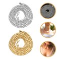 thumbnail image 4 of 2 uds. Collares de cadena de acero inoxidable para hombre, collar moderno, cadena de eslabones, collar elegante, cadena, joyería de moda para mujeres y hombres, 4 of 6