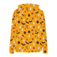 thumbnail image 6 of Frostluinai Womens Oversized Sherpa Pullover Hoodie with Pockets Fuzzy Fleece Sweatshirt Halloween Ghosts Print Fluffy Hooded Sweatshirts, 6 of 7