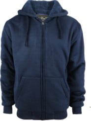 Lee Hanton - Leehanton Hooded Sweatshirt Men Full Zip Sherpa Lined ...