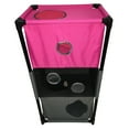 thumbnail image 4 of Pet Life Kitty-Square Obstacle Soft Folding Sturdy Play-Active Travel Collapsible Travel Pet Cat House Furniture - One Size - Pink, Grey, 4 of 6