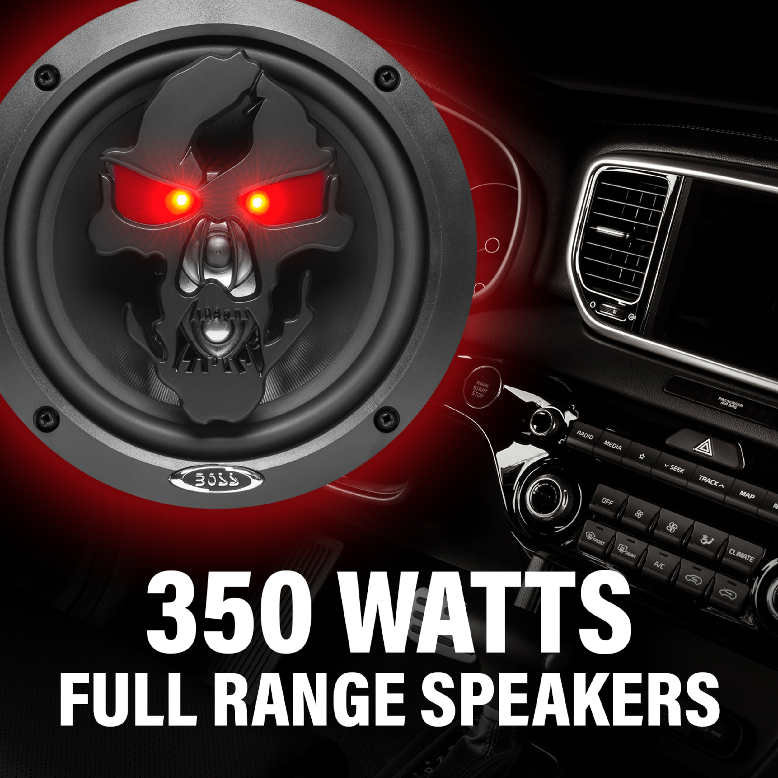 BOSS Audio Systems SK653B 6.5 Inch Car Speakers, 250 Watts Pair Full Range 2 Way - image 5 of 15