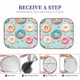 thumbnail image 6 of Disketp 2 Piece Colorful Donut Pattern Windshield Sunshades,Folding Windshield Sun Shade For Car Suv Trucks Sedan,Blocks Uv Rays Sun Visor Protector-Large, 6 of 7