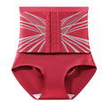 thumbnail image 6 of Fulorrnie High Waisted Compression Panties Adjustable Hook Eye Closure Shapewear Briefs Tummy Control Seamless Women's Underwear Abdominal Support, Red, XL, 6 of 6