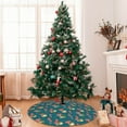 thumbnail image 7 of Picia Frog and Mushrooms Print Christmas Tree Skirt , Christmas Tree Skirt Ornaments for Merry Christmas Holiday Party Decorations Indoor Outdoor-36", 7 of 7