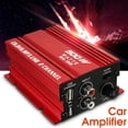 thumbnail image 2 of Flmtop 500W 12V Mini 2CH HiFi Stereo Audio Power Amplifier Car MP3 Speaker Portable, 2 of 9