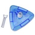 thumbnail image 2 of Pool Central Deluxe Triangular Transparent Blue Weighted Vinyl Liner Swimming Pool Vacuum Head 11" -, 2 of 3