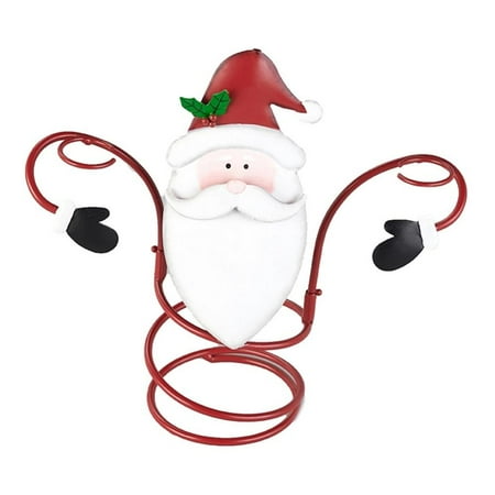 

Holiday Wine Bottle and Glass Holder - Santa