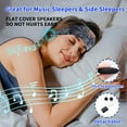 thumbnail image 6 of Sleep Headphones Bluetooth Headband, Wireless Bluetooth Sports Headphones with Built-in HD Speakers & Mic, Perfect for Side Sleepers, Sleeping Running Yoga, Gift Ideas, 6 of 8