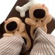 thumbnail image 2 of Lindas pantuflas for perros pequeños for invierno, zapatos de algodón cálidos for interiores con forro polar for mascotas, 2 of 5