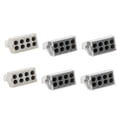 thumbnail image 4 of Conector de cableado de alambre de empuje, bloque de terminales de conexión rápida, línea dura suave Universal, 100 Uds., 4 of 8