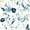Blue, variant on Cute Boho Cats Forest Flowers Orange/Beige/Green Leaf Peel and Stick Wallpaper Self Adhesive Removable Easy Peel Off Contact Paper Stick on Wall Paper for Bedroom Cabinet Renter Friendly