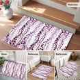thumbnail image 5 of Area Rug 2 x 3 Ft, Purple Weeping Eucalyptus Indoor Accent Bathroom Rugs for Kitchen/Laundry Room, Spring Summer Farmhouse Leaves Washable Non-Slip Runner Floor Mat for Entryway, Living Room, 5 of 8