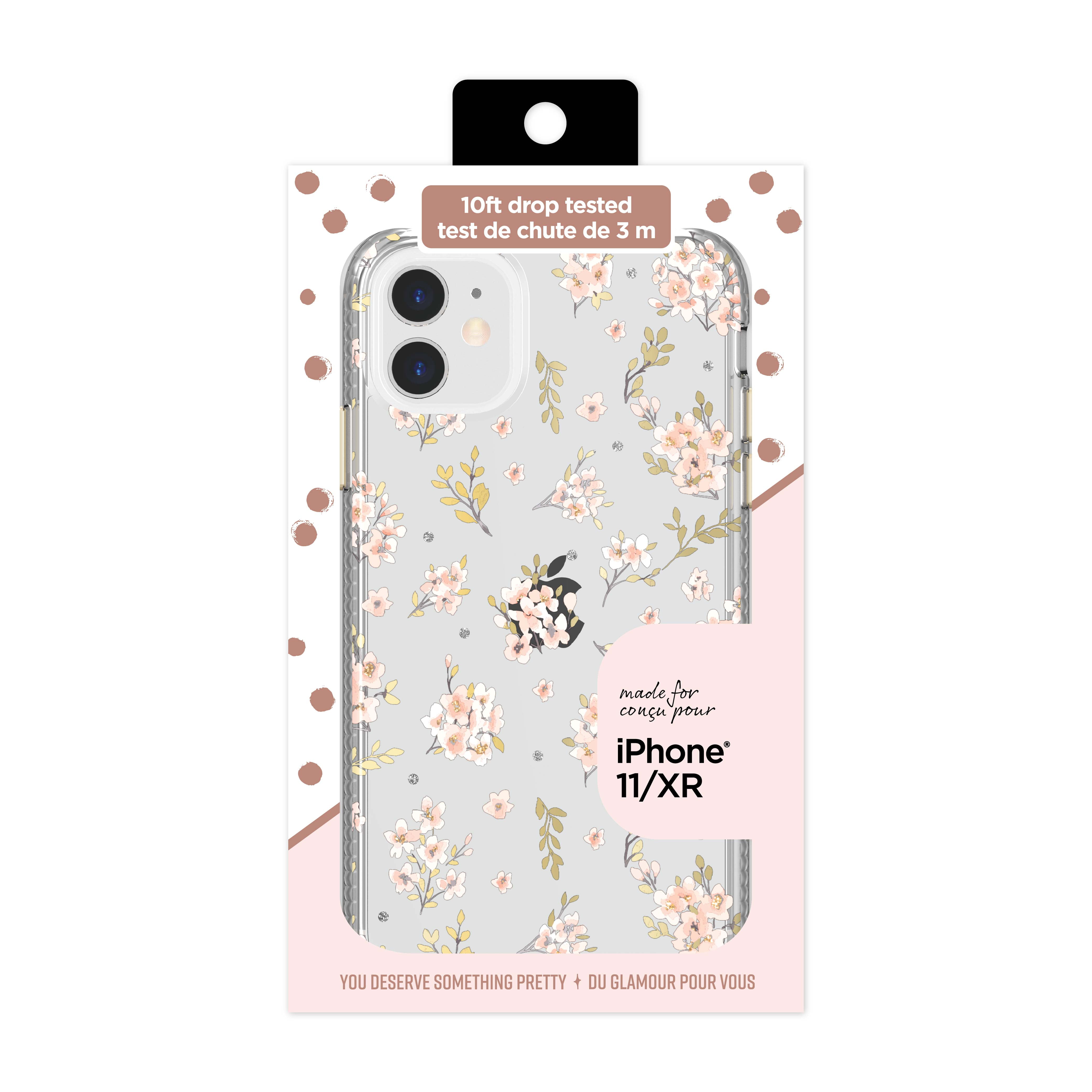 Petite Pink Floral - Premium Fashion Phone Case for iPhone 11 / iPhone XR, You deserve something pretty!