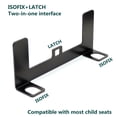 thumbnail image 2 of Amdohai Universal Car Child Seat Restraint Anchor Mounting Kit for ISOFIX Belt Connector, 2 of 8