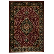 Angle View: Shaw Rugs Accents Antiquity Garnet Rug