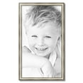thumbnail image 2 of ArtToFrames 18x32" Antique Silver Panel Picture Frame, Silver Wood Poster Frame, with Regular Acrylic and 2 (FBPL-4760), 2 of 7