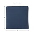 thumbnail image 5 of Greendale Home Fashions 18 x 18 in. Navy Square Outdoor Chair Pad (Set of 2), 5 of 6