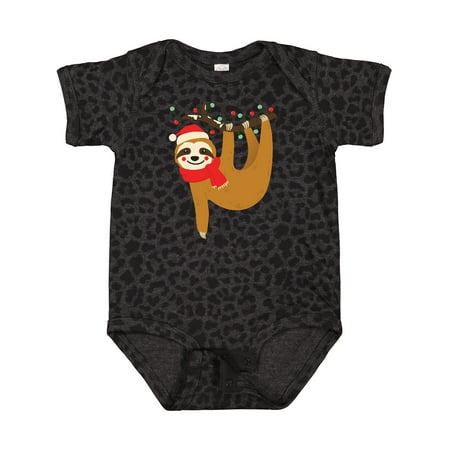 

Inktastic Christmas Sloth Gift Baby Boy or Baby Girl Bodysuit