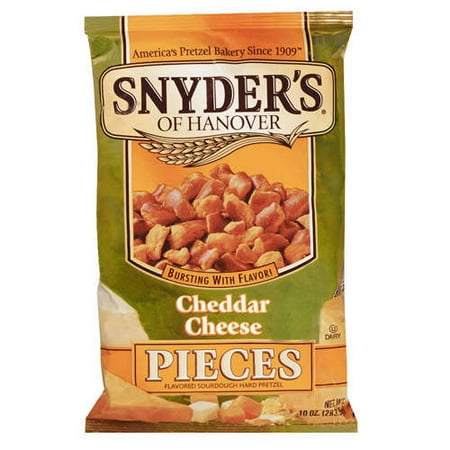 Snyder's Of Hanover: Hard Sourdough Cheddar Cheese Pretzel Pieces, 10 Oz