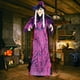 thumbnail image 2 of Bruja Colgante De Halloween Con Ojos Led Y Sonido Fantasma Decoración De Halloween Control De Voz Fantasma Colgante De Bruja Para Sala De Estar Puerta Del Porche Yuarrent HA037278-00, 2 of 6