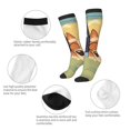 thumbnail image 4 of Saiise Bluey Funny Socks Men Women Boys Kids Adults Novelty Graphic Crew Tube Socks Crazy Design Casual Dress Socks for Sports,Running,Travel, 4 of 7