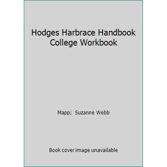 Pre-Owned Hodges Harbrace Handbook College Workbook (Paperback) 0155065181 9780155065185