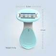 thumbnail image 2 of Rasoir de Rasage pour Femmes à 4 Lames, Épilation du Corps Entier, Rasoir Facial, Rasoir de Sûreté avec Étui pour Rasoir, 2 of 8