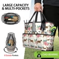 thumbnail image 2 of Garden Tool Bag,Saint Bernard Dog Breed and Flower Floral Garden Tool Organizer,Garden Gifts,Waterproof Multi-Pocket Garden Tool Storage 11.8x5.5x11.4 Inch(Tools NOT Included), 2 of 6