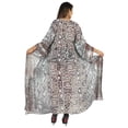 thumbnail image 4 of Moomaya Women's Sexy Swimsuit Cover Up Caftan Kimono Sleeve Beachwear Sheer Kaftan, 4 of 7