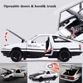 thumbnail image 4 of Modelo de coche fundido a presión Mzexoma Initial D Toyota Trueno AE86 1:32, 4 of 6